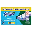 Swiffer Panni Umidi Lavapavimenti per Scopa con Detersivo Pavimenti Limone - 30 Salviette